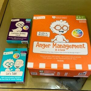 Anger Management in a Box and 2 card sets